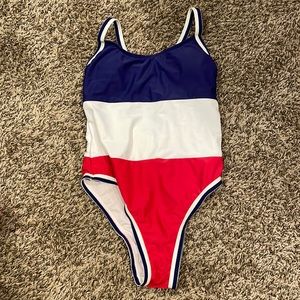 Target swimsuit — red white and blue!